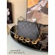 Louis Vuitton COUSSIN BB Monogram-embossed puffy lambskin Black M59598 High