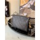 Louis Vuitton COUSSIN BB Monogram-embossed puffy lambskin Black M59598 High