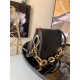 Louis Vuitton COUSSIN BB Monogram-embossed puffy lambskin Black M59598 High