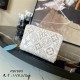 Louis Vuitton SINCE 1854 ZIPPY COIN PURSE White M81095 High