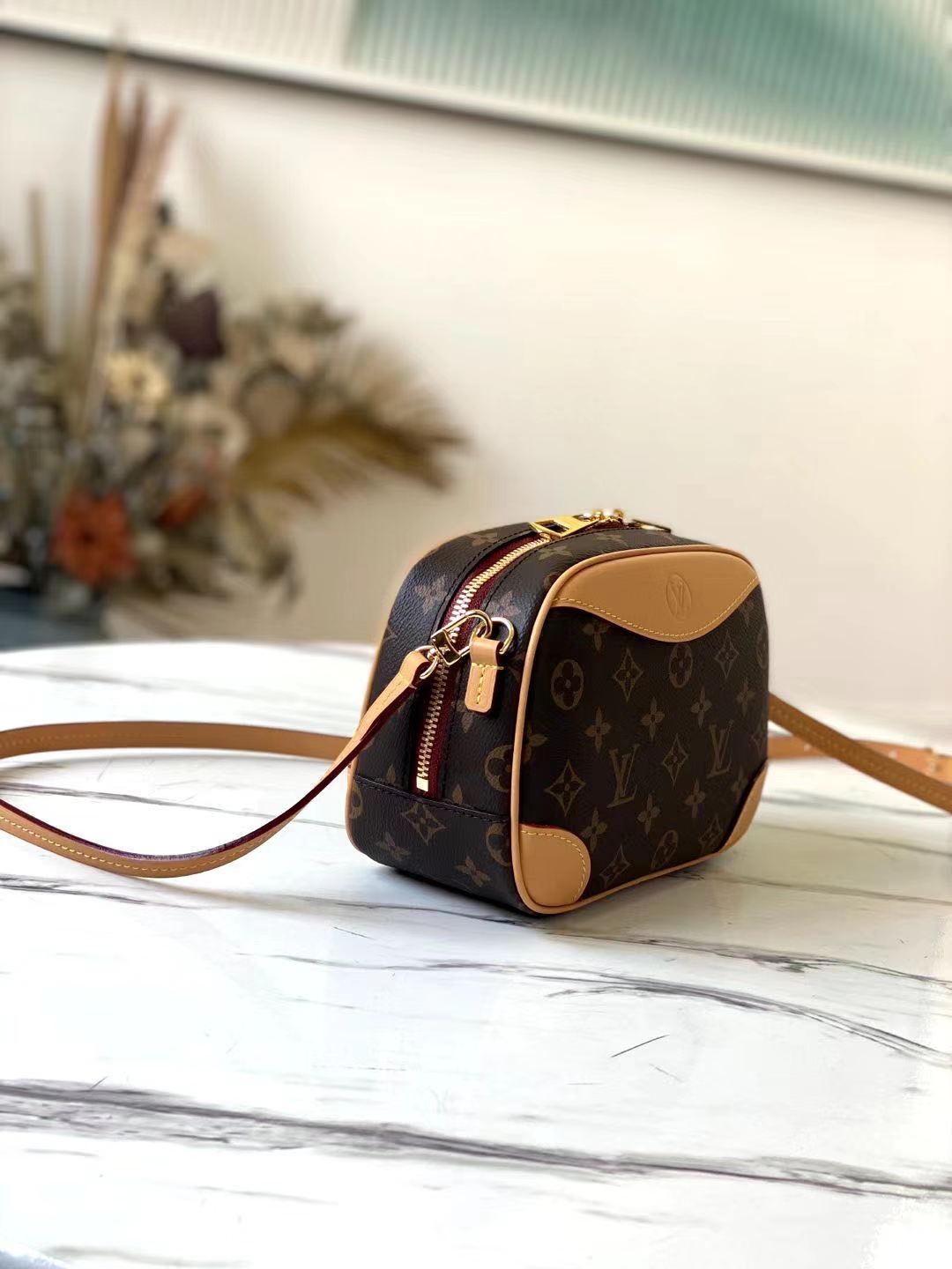 Louis Vuitton DEAUVILLE MINI Monogram Canvas High