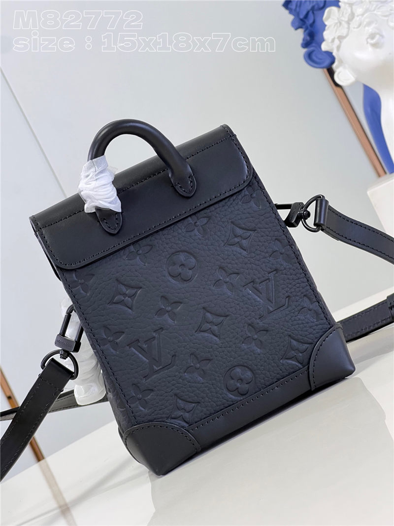 Louis Vuitton Nano Steamer Monogram Taurillon Leather M82772 High