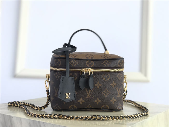 Louis Vuitton Vanity PM Bag Monogram Reverse M45165 High