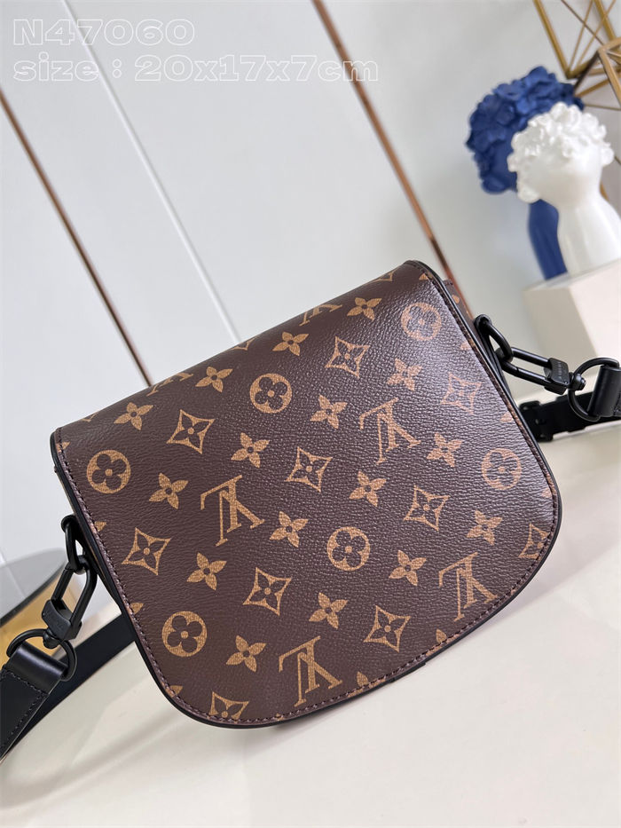 Louis Vuitton Montsouris Messenger PM Monogram Macassar M47060 High