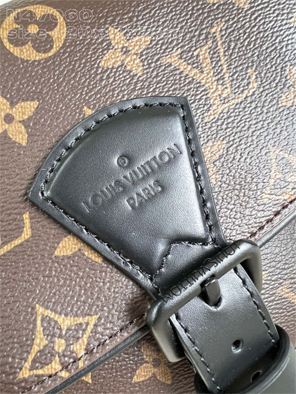 Louis Vuitton Montsouris Messenger PM Monogram Macassar M47060 High