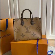 Louis Vuitton ONTHEGO MM Monogram M45321 Black Strap High