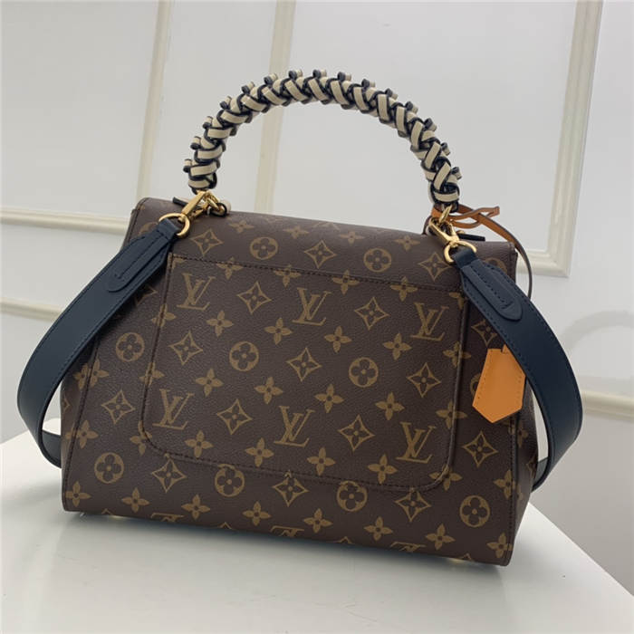 Louis Vuitton Monogram Cluny MM Bag With Braided Handle M44669 High