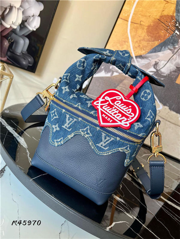 Louis Vuitton JAPANESE CRUISER Monogram denim and Taurillon leather M45970 High