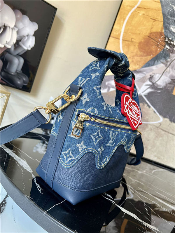 Louis Vuitton JAPANESE CRUISER Monogram denim and Taurillon leather M45970 High