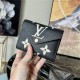 Louis Vuitton VICTORINE WALLET Monogram Empreinte Black/Beige M80968 High