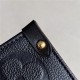 Louis Vuitton ONTHEGO MM Embossed supple grained cowhide leather M58522 Black High