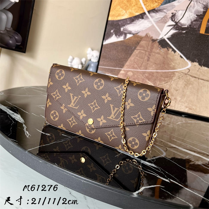 Louis Vuitton FÉLICIE POCHETTE Monogram Canvas M61276 High