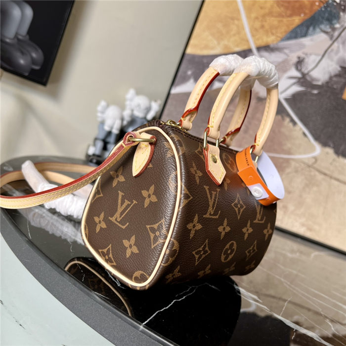 Louis Vuitton Nano Speedy Bag Monogram Canvas M61252 High