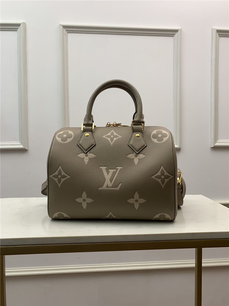 Louis Vuitton Speedy Bandouliere 25 Monogram Empreinte M58947 Taupe High