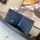 Louis Vuitton SLENDER WALLET Monogram denim and Taurillon leather Blue M81020 High