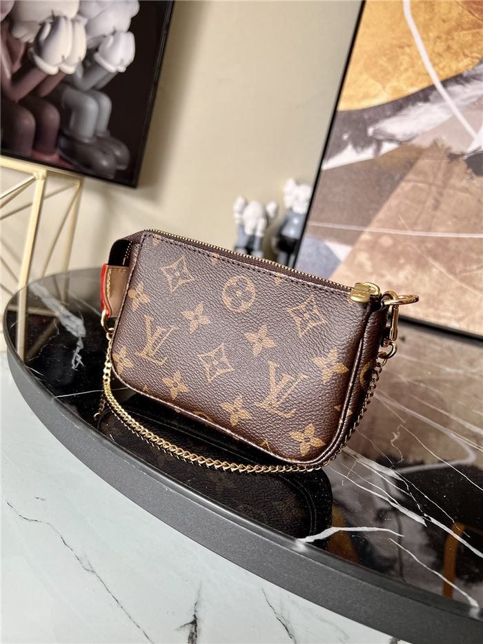 Louis VuittonMINI POCHETTE ACCESSOIRES Monogram Canvas M58009 High