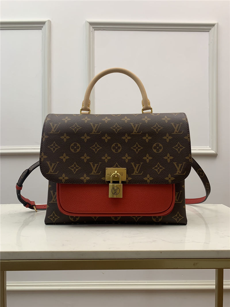 Louis Vuitton Marignan Bag Monogram Canvas M44286 Red High