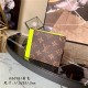 Louis Vuitton MULTIPLE WALLET Monogram Macassar M80781 Yellow High