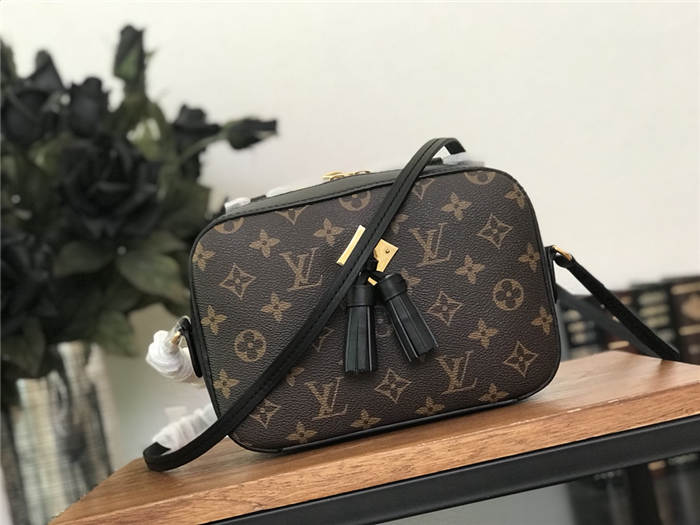 Louis Vuitton Black Saintonge Bag Monogram M43555 High