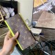 Louis Vuitton BRAZZA WALLET Monogram Macassar M80790 Yellow High