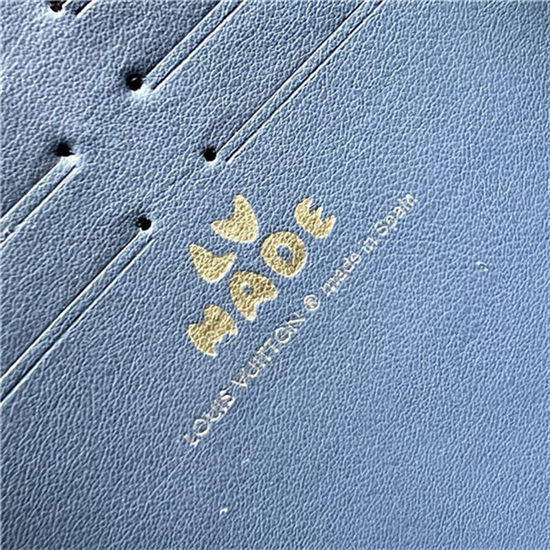 Louis Vuitton POCHETTE VOYAGE MM Monogram denim and Taurillon leather Blue M45961 High