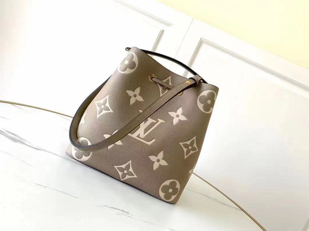 Louis Vuitton NÉONOÉ MM Bag Monogram Empreinte Beige High