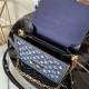 Louis Vuitton DAUPHINE MM BAG Denim Blue High