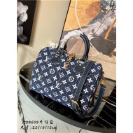 Louis Vuitton Speedy Bandouliere 25 Denim jacquard textile M59609 High