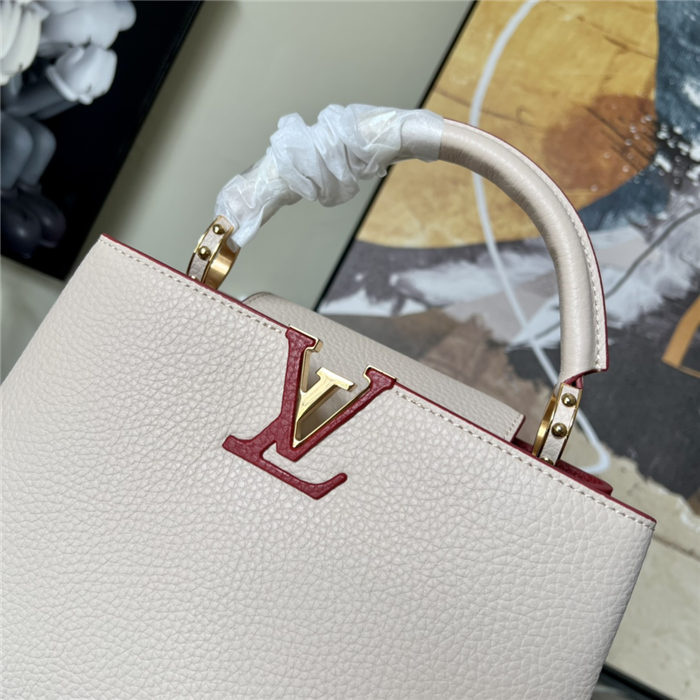 Louis Vuitton CAPUCINES BB Taurillon Red M58610 High