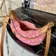 Louis Vuitton LOOP Handbag Denim Pink M81098 High