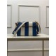 Louis Vuitton TWIST MM Embroidered canvas and calf leather M57659 Blue High