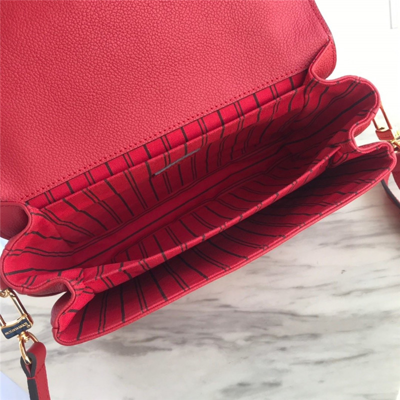 Louis Vuitton POCHETTE METIS Bag Monogram Empreinte Red High