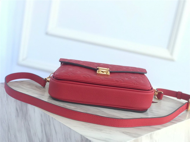 Louis Vuitton POCHETTE METIS Bag Monogram Empreinte Red High