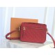 Louis Vuitton POCHETTE METIS Bag Monogram Empreinte Red High