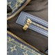 Louis Vuitton KEEPALL BANDOULIÈRE 50 Monogram denim and Taurillon leather Blue M45975 High