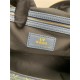 Louis Vuitton KEEPALL BANDOULIÈRE 50 Monogram denim and Taurillon leather Blue M45975 High