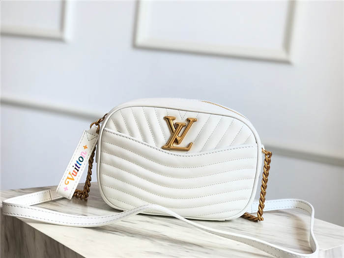 Louis Vuitton New Wave Camera Bag White M53863 High