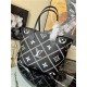 Louis Vuitton NEVERFULL MM Embroidered embossed supple grained cowhide leather Black M46040 High