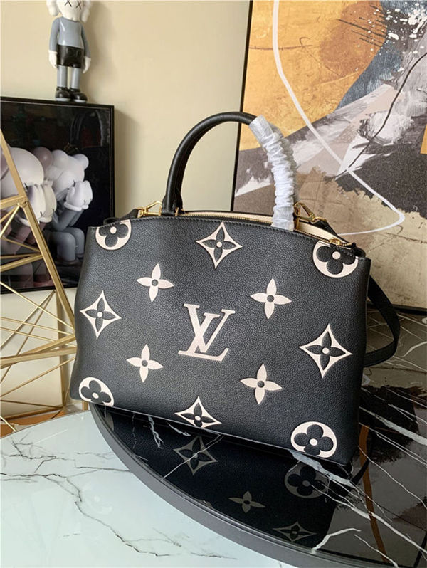 Louis Vuitton GRAND PALAIS Monogram Empreinte M45842 Black/Beige High