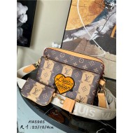 Louis Vuitton TRIO MESSENGER Monogram Stripes Brown M45965 High