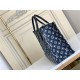 Louis Vuitton ONTHEGO MM Monogram Jacquard Denim Blue M59608 High