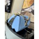 Louis Vuitton TWIST MM Epi Leather M50282 Blue High