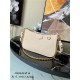 Louis Vuitton EASY POUCH ON STRAP Embossed Monogram Empreinte cowhide leather Cream High