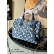 Louis Vuitton Speedy Bandouliere 25 Denim jacquard textile M59609 High