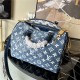 Louis Vuitton Speedy Bandouliere 25 Denim jacquard textile M59609 High