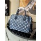 Louis Vuitton Speedy Bandouliere 25 Denim jacquard textile M59609 High