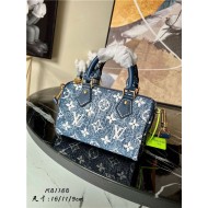 Louis Vuitton NANO SPEEDY Monogram jacquard denim Blue M81168 High