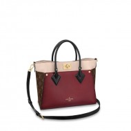 Louis Vuitton ON MY SIDE MM Twist calfskin and Monogram coated canvas M53824 Wine High