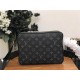 Louis Vuitton Outdoor Messenger Bag Taiga Eclipse M30233 High