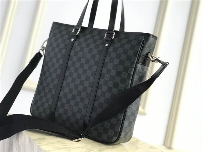 Louis Vuitton Tadao PM Tote Damier Graphite N41259 High